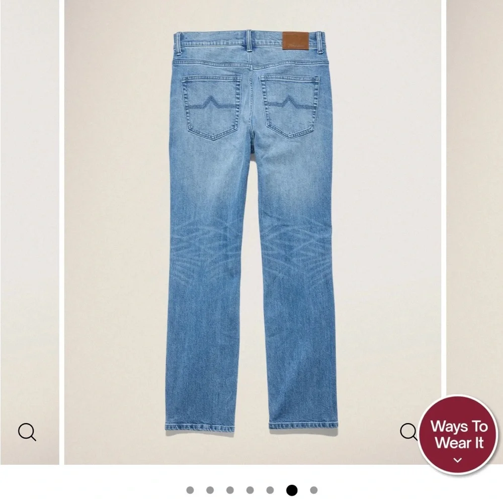 Flag & Anthem light wash Men's Blue Jeans BNWT